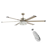 Ventilador de techo reversible de Ø165 cm con luz y mando a distancia