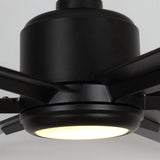 Ventilador de techo industrial Monty Ø165cm con luz y mando a distancia