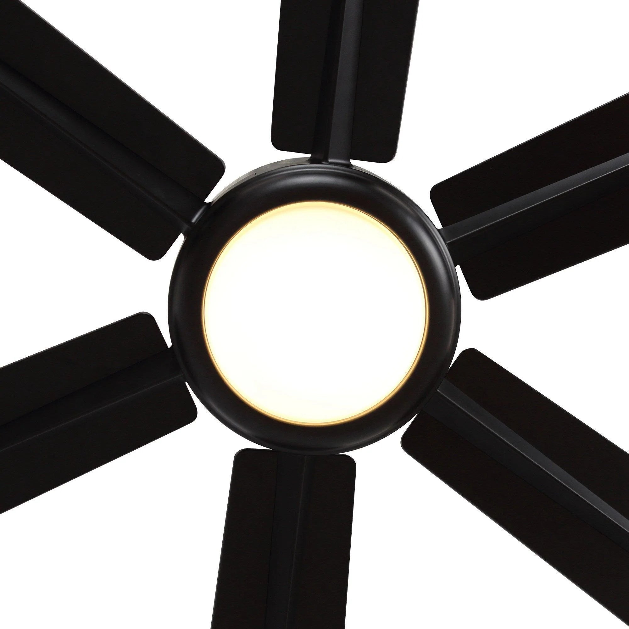Ventilador de techo industrial Monty Ø165cm con luz y mando a distancia