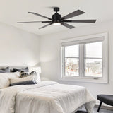 Ventilador de techo industrial Monty Ø165cm con luz y mando a distancia