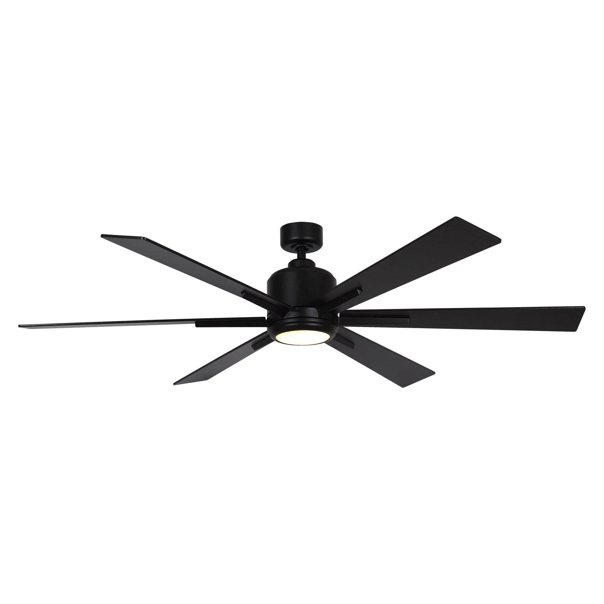 Ventilador de techo industrial Monty Ø165cm con luz y mando a distancia