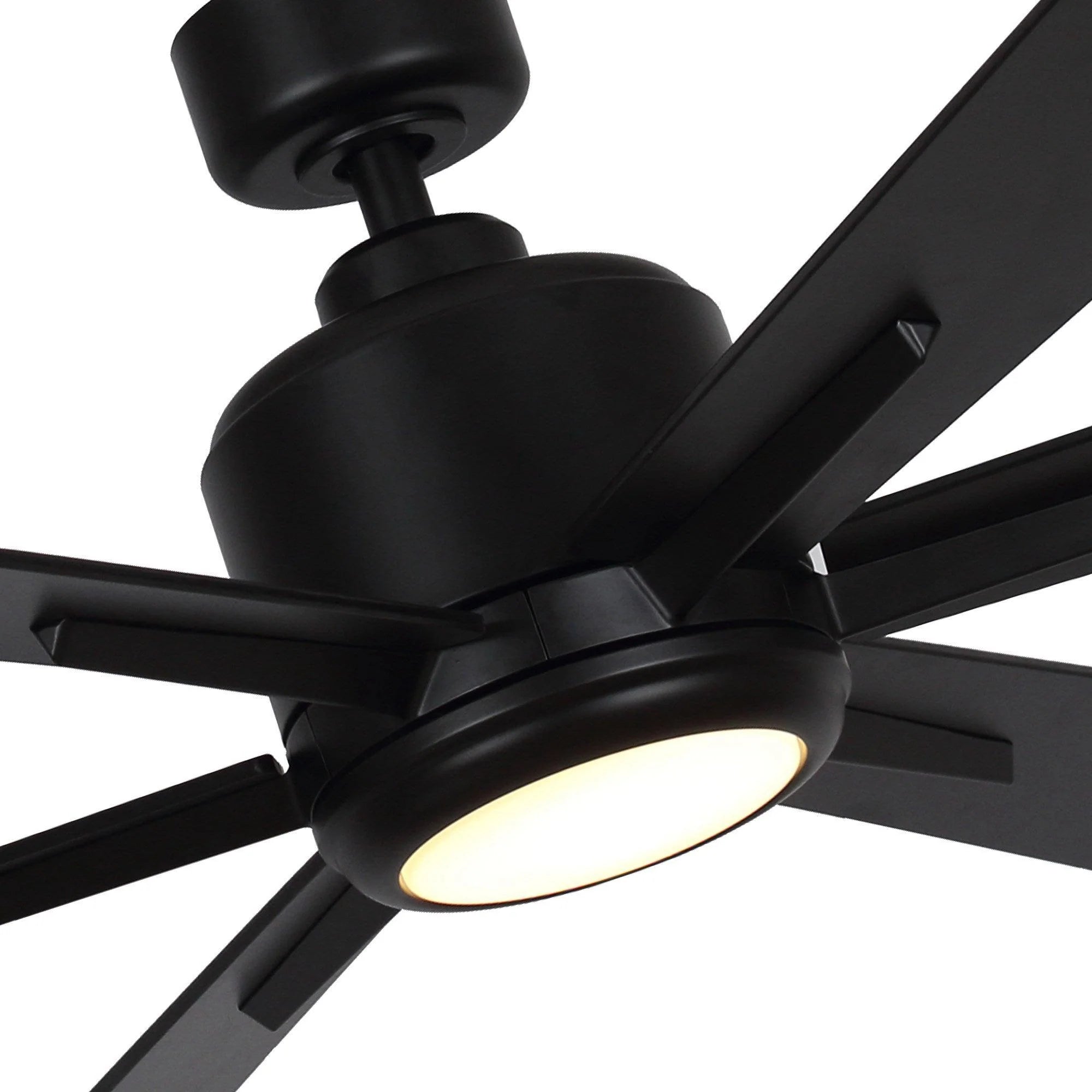 Ventilador de techo industrial Monty Ø165cm con luz y mando a distancia