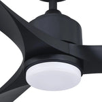 Ventilador de techo moderno Misael de 167 cm (66'') Motor DC con iluminación LED