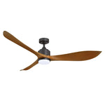 Ventilador de techo moderno Misael de 167 cm (66'') Motor DC con iluminación LED