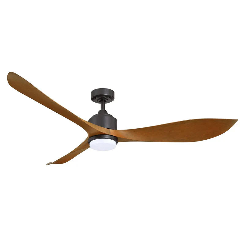 Ventilador de techo moderno Misael de 167 cm (66'') Motor DC con iluminación LED
