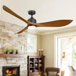 Ventilador de techo moderno Misael de 167 cm (66'') Motor DC con iluminación LED