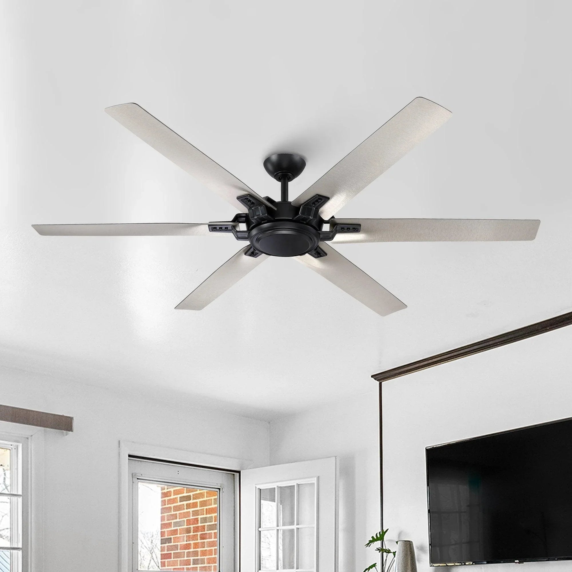 Ventilador de techo industrial Madhya Ø178 cm con mando a distancia