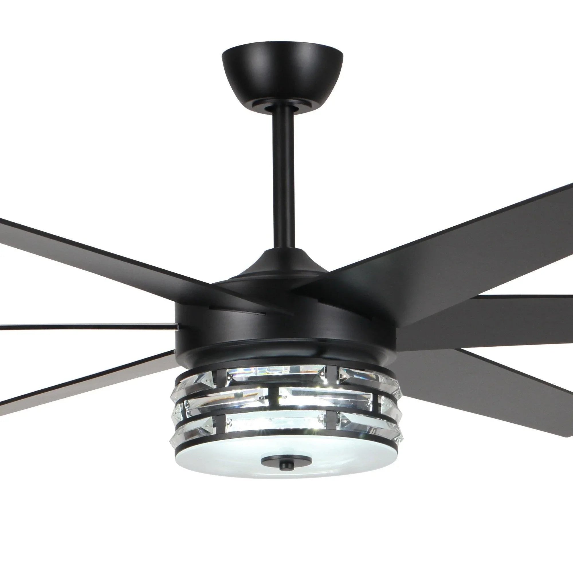 Ventilador de techo moderno reversible de Ø178 cm con luz y mando a distancia