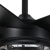 Ventilador de techo moderno reversible de Ø178 cm con luz y mando a distancia