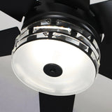 Ventilador de techo moderno reversible de Ø178 cm con luz y mando a distancia