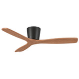 Ventilador de techo Avela Medium Oak Ø137 cm con luz LED y aspas de madera maciza 100%
