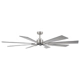 Ventilador de techo moderno Elbe Ø189 cm con luz y mando a distancia