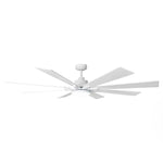 Ventilador de techo moderno Elbe Ø189 cm con luz y mando a distancia