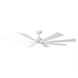 Ventilador de techo moderno Elbe Ø189 cm con luz y mando a distancia