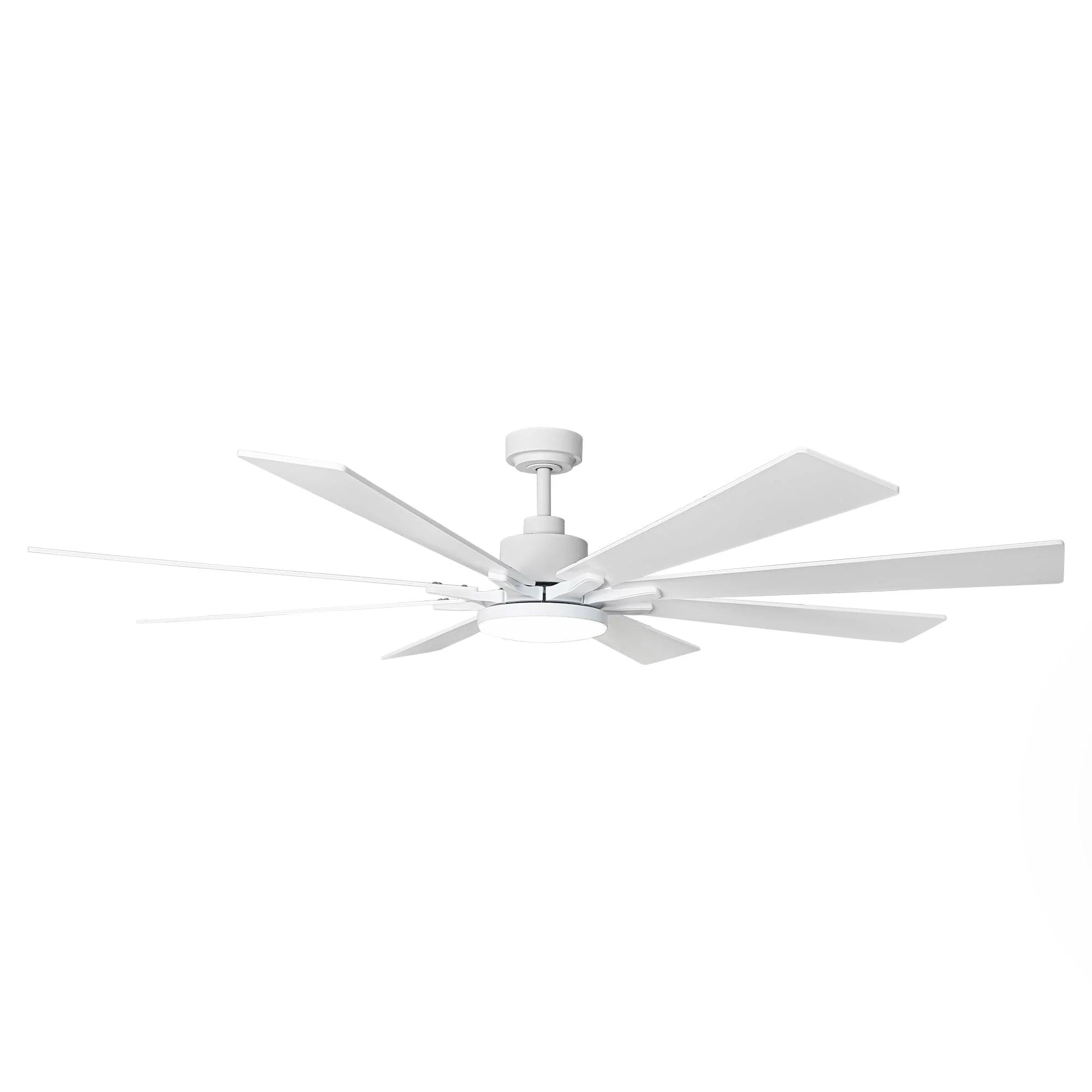 Ventilador de techo moderno Elbe Ø189 cm con luz y mando a distancia