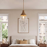 Glass Hemp rope textured Pendant Light Ø33cm