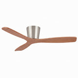 Ventilador de techo Avela Medium Oak Ø137 cm con luz LED y aspas de madera maciza 100%