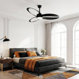 Ventilador de techo negro MAXI Ø132 cm silencioso con luz LED DC 40W 
