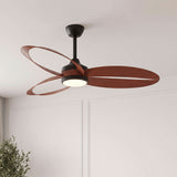Ventilador de techo MAXI en madera de cerezo Ø132 cm silencioso con luz LED DC 40W