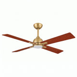 Ventilador de Techo Silencioso LINDEN en Tono Madera de Cerezo Ø122 cm con Luz LED