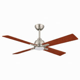 Ventilador de Techo Silencioso LINDEN en Tono Madera de Cerezo Ø122 cm con Luz LED
