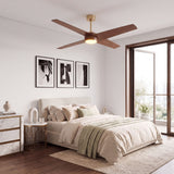 Ventilador de Techo Silencioso Parvez Ø132 cm con Luz LED