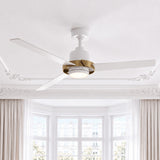 Ventilador de Techo Silencioso NEIL Ø132 cm con Luz LED