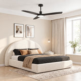 Ventilador de techo silencioso WILLOW de Ø132 cm con luz LED