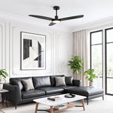 Ventilador de techo silencioso WILLOW de Ø132 cm con luz LED