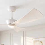 Ventilador de techo silencioso CIRRA de Ø132 cm con luz LED