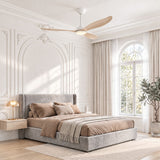 Ventilador de techo silencioso SOLIS de Ø132 cm con luz LED