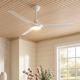 Taran Silent Ceiling Fan Ø132 cm with LED Light