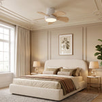 Weston Silent Ceiling Fan Ø76 cm with 5 Blades and LED Light
