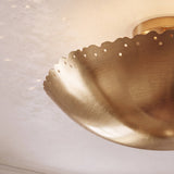 Scalloped-Edge Flush Mount Pendant Lights Ø42cm