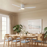 Ventilador de techo Sierra motor DC ultrasilencioso Ø106 cm y Ø132 cm con luz LED