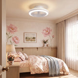 Ventilador de techo silencioso Hogas Ø50 cm con luz LED 