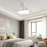 Raydon Ultra-Quiet DC Motor Ceiling Fan 91cm/106cm with Retractable Blades and LED Light