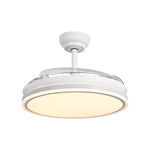 Ventilador de techo Serena motor DC ultrasilencioso de Ø100 cm con 3 aspas retráctiles y luz LED
