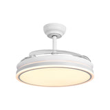 Ventilador de techo Serena motor DC ultrasilencioso de Ø100 cm con 3 aspas retráctiles y luz LED