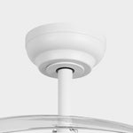 Ventilador de techo Serena motor DC ultrasilencioso de Ø100 cm con 3 aspas retráctiles y luz LED