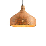 Lámpara colgante de bambú tropical Ø45 cm