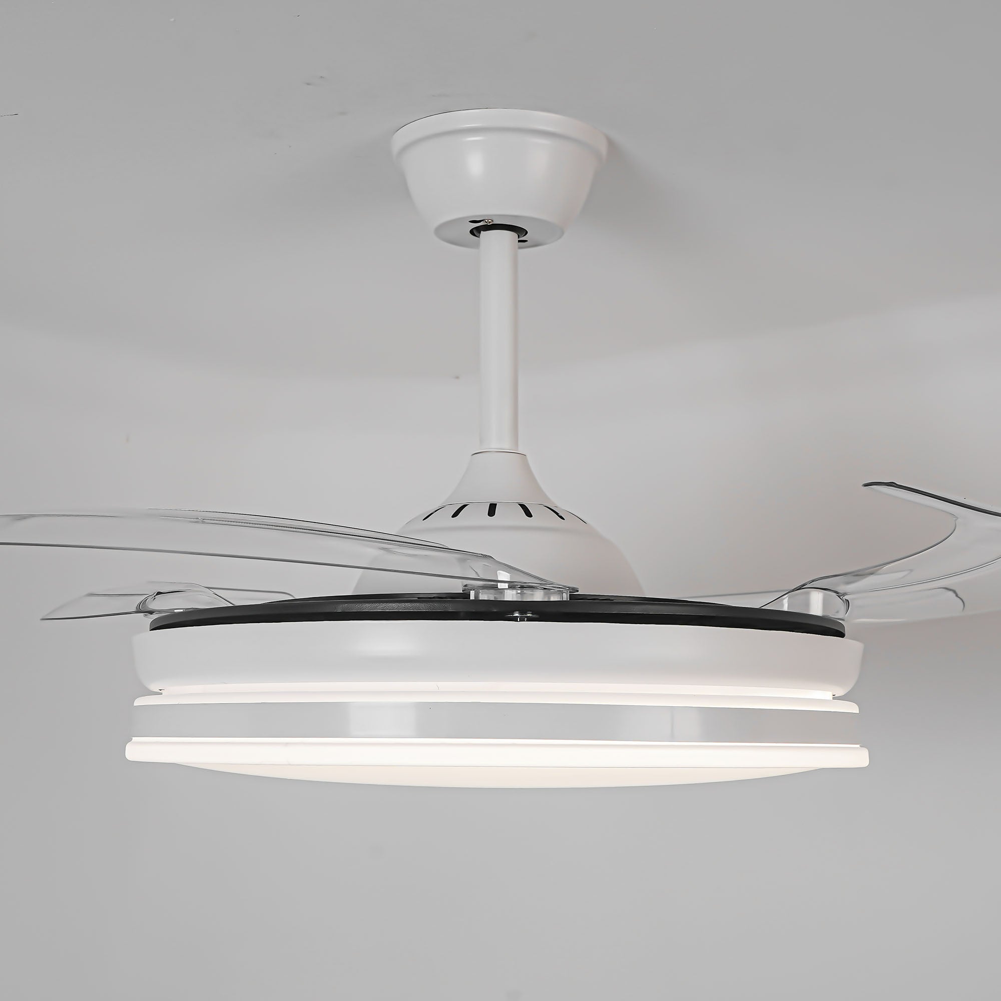 Ventilador de techo Cielo Silent Ø100 cm con aspas retráctiles y luz L ...