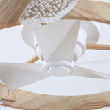 Ventilador de techo silencioso Rydo Ø51 cm con luz LED 