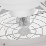 Ventilador de techo silencioso Hogas de 50 cm de diámetro con luz LED