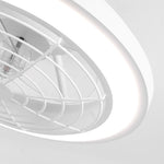 Ventilador de techo silencioso Hogas de 50 cm de diámetro con luz LED