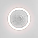 Ventilador de techo silencioso Hogas de 50 cm de diámetro con luz LED