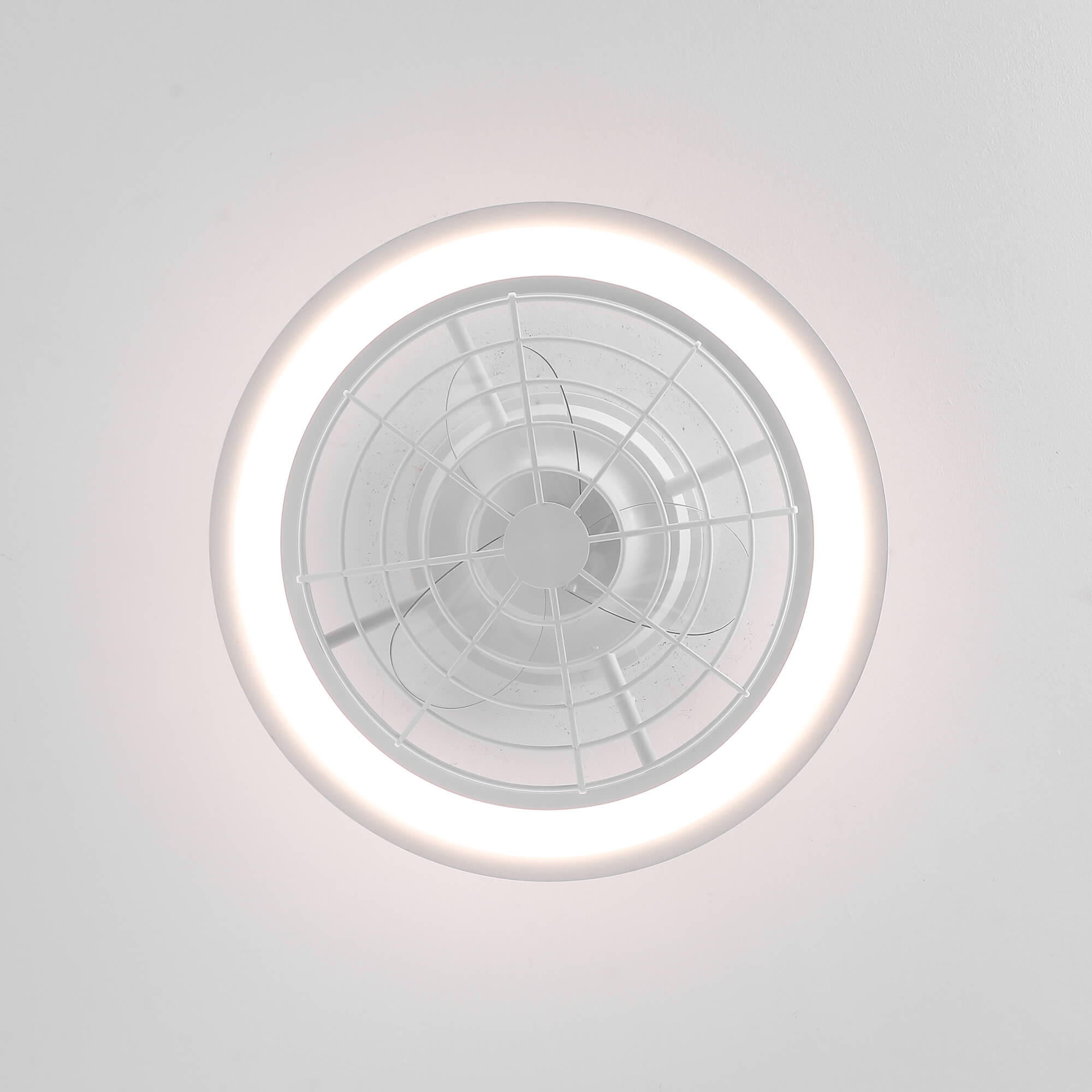 Ventilador de techo silencioso Hogas de 50 cm de diámetro con luz LED
