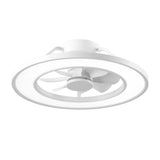 Ventilador de techo silencioso Lumora Ø50 cm con luz LED e iluminación ambiental RGB