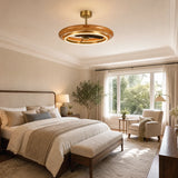 RAVELLO Ceiling Fan Ø84 cm with LED Light and Hidden Blades