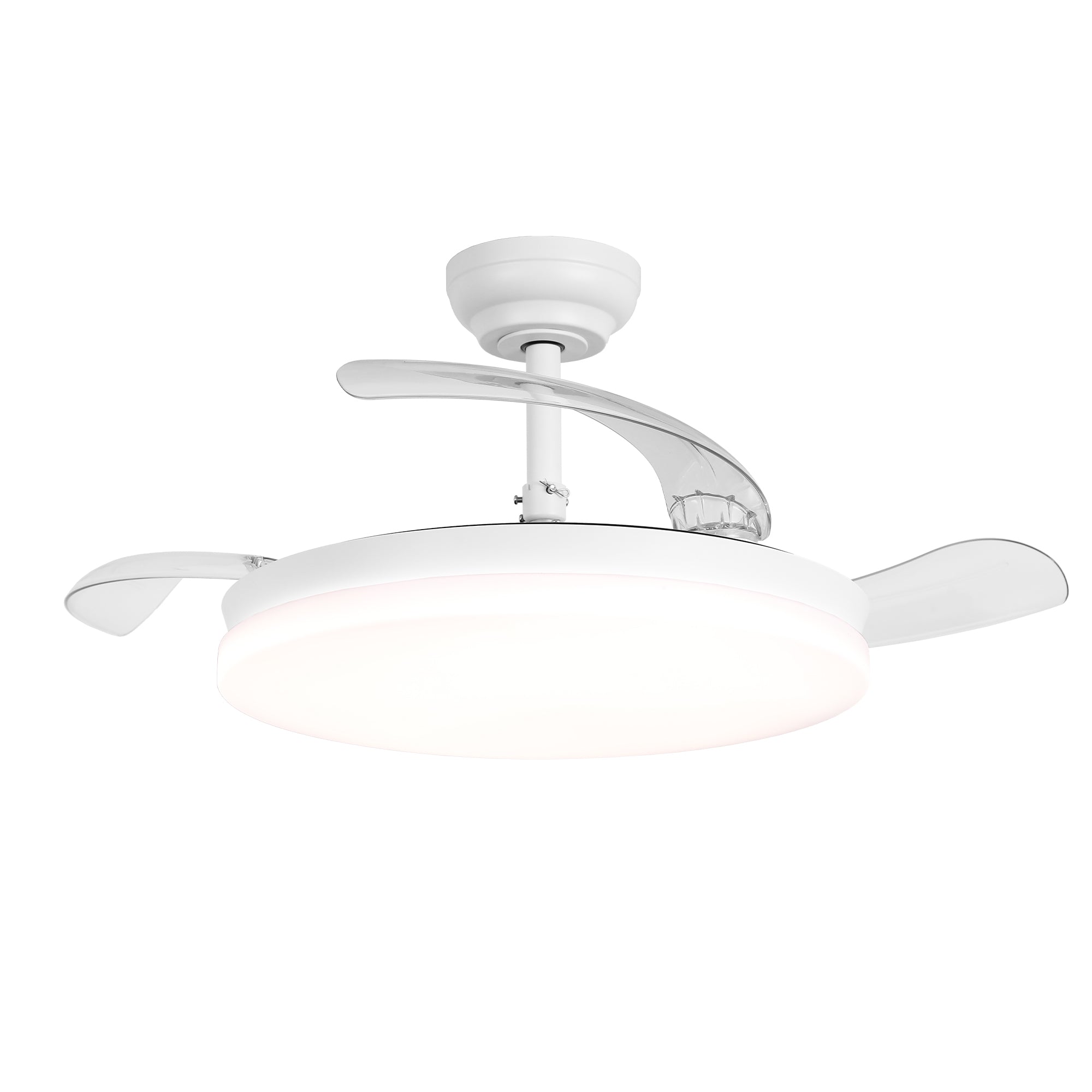 Ventilador de techo Cielo motor DC ultrasilencioso de Ø100 cm con 3 aspas retráctiles y luz LED